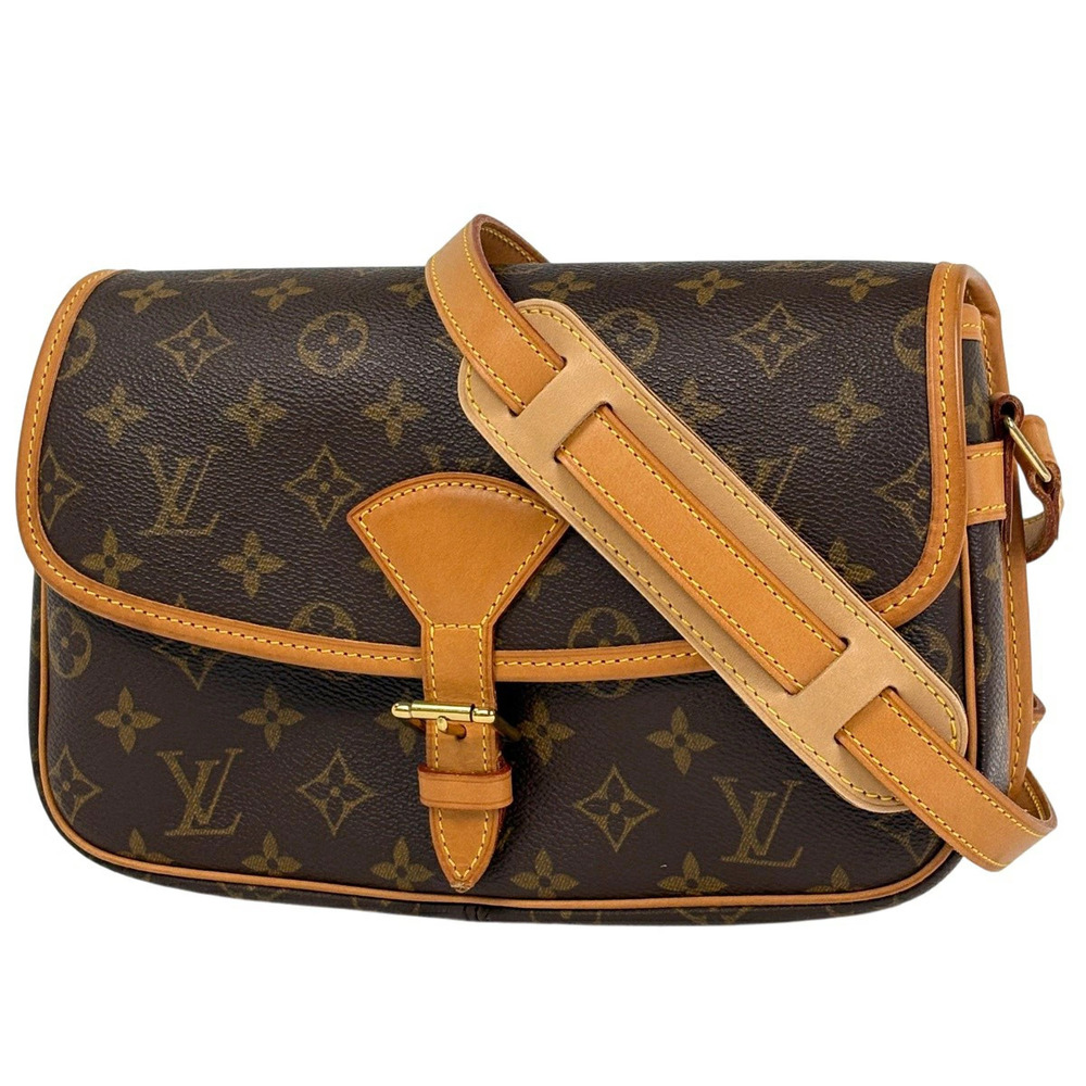 Louis Vuitton Sologne Crossbody Shoulder Bag Monogram Brown